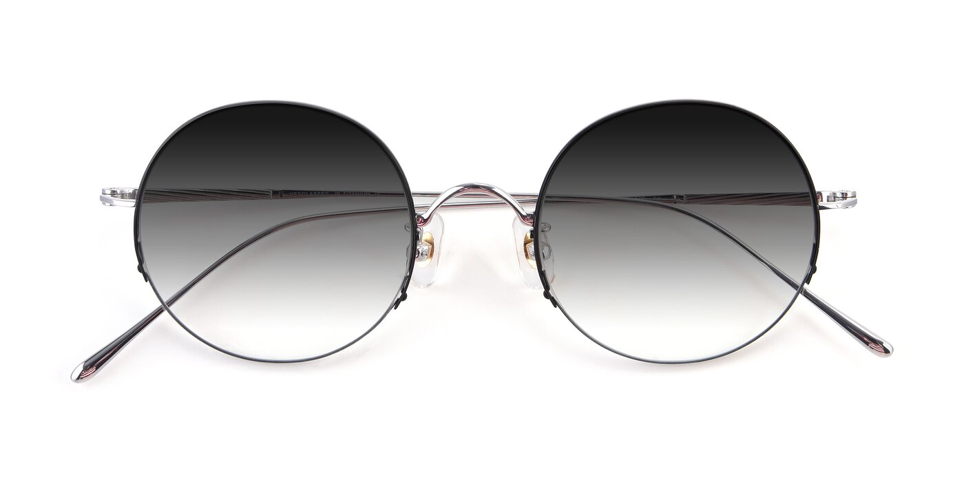 Harry - Black / Silver Gradient Sunglasses