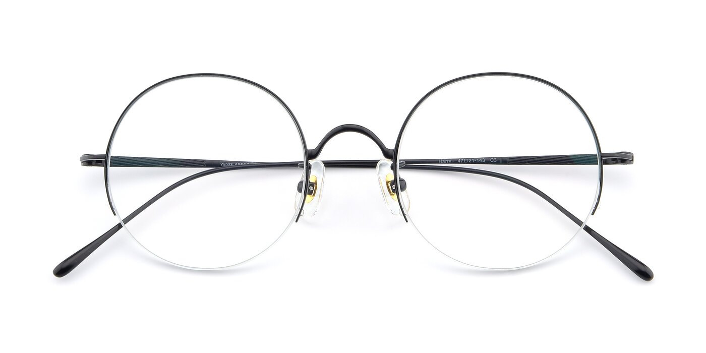 Harry - Matte Black Eyeglasses