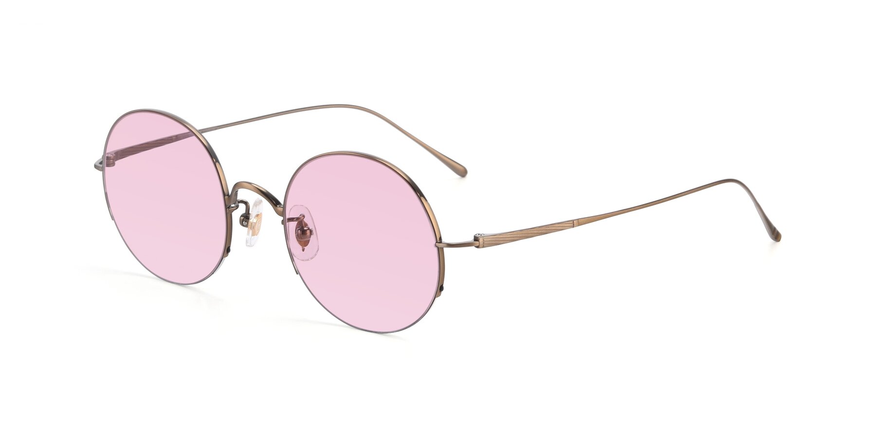 Angle of Harry in Bronze with Light Pink Tinted Lenses