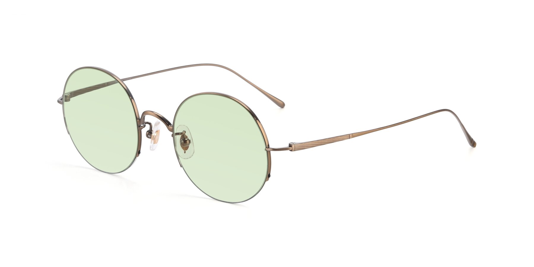 Angle of Harry in Bronze with Light Green Tinted Lenses