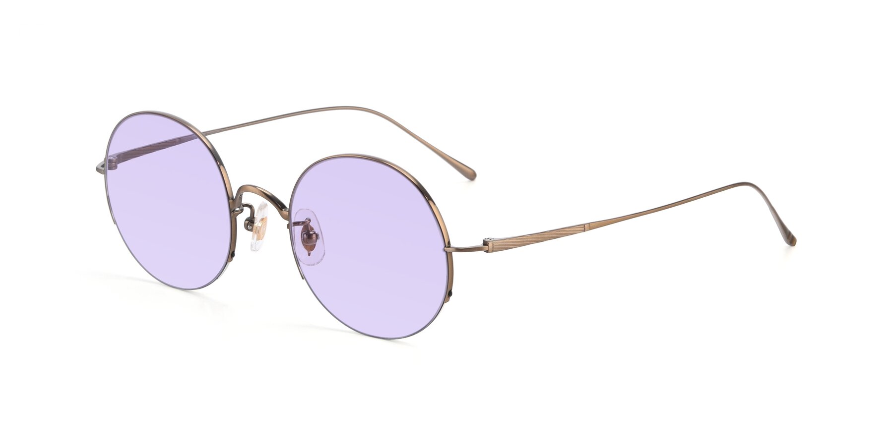 Angle of Harry in Bronze with Light Purple Tinted Lenses