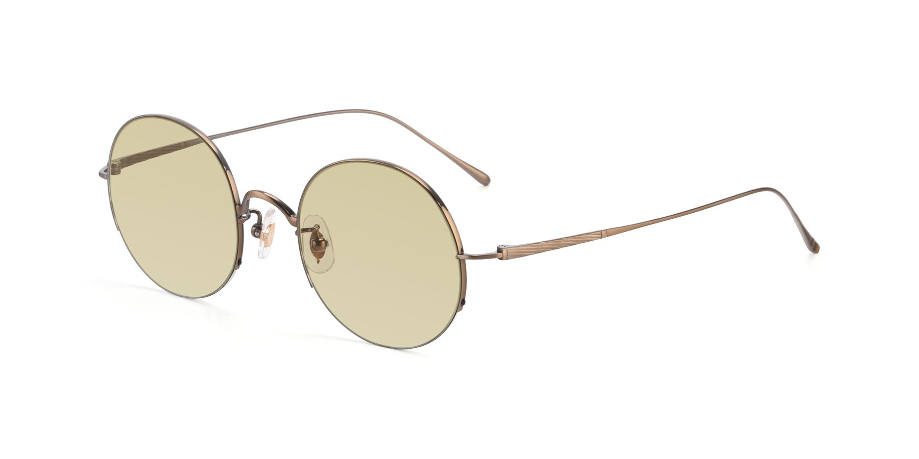 Angle of Harry in Bronze with Light Champagne Tinted Lenses