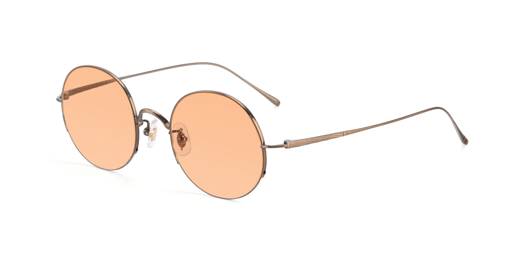 Angle of Harry in Bronze with Light Orange Tinted Lenses