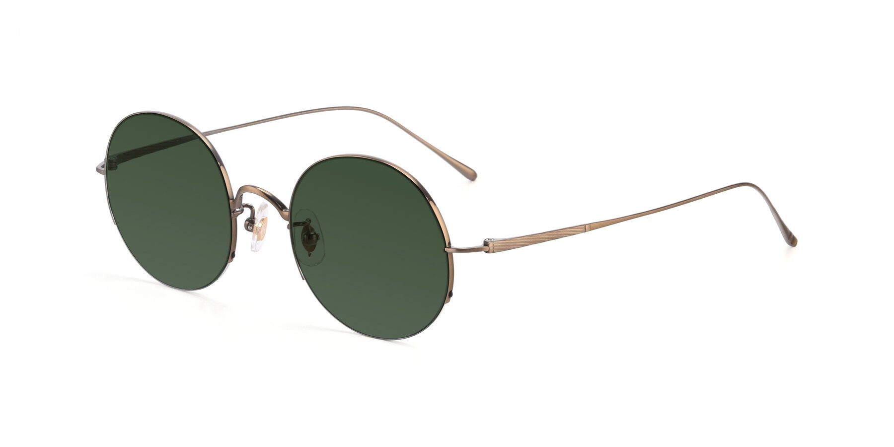 Angle of Harry in Bronze with Green Tinted Lenses