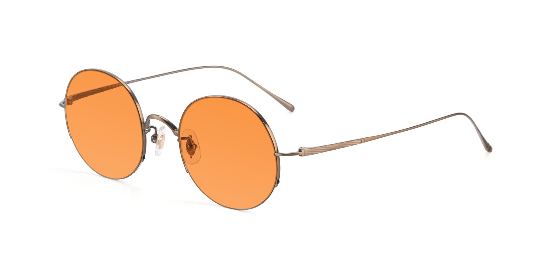 Angle of Harry in Bronze with Orange Tinted Lenses