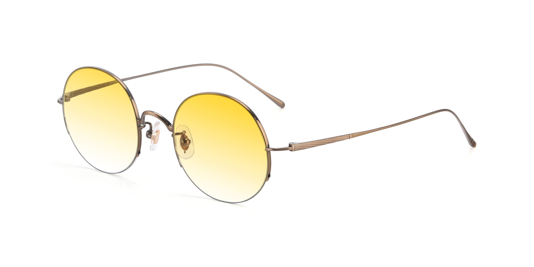 Angle of Harry in Bronze with Yellow Gradient Lenses