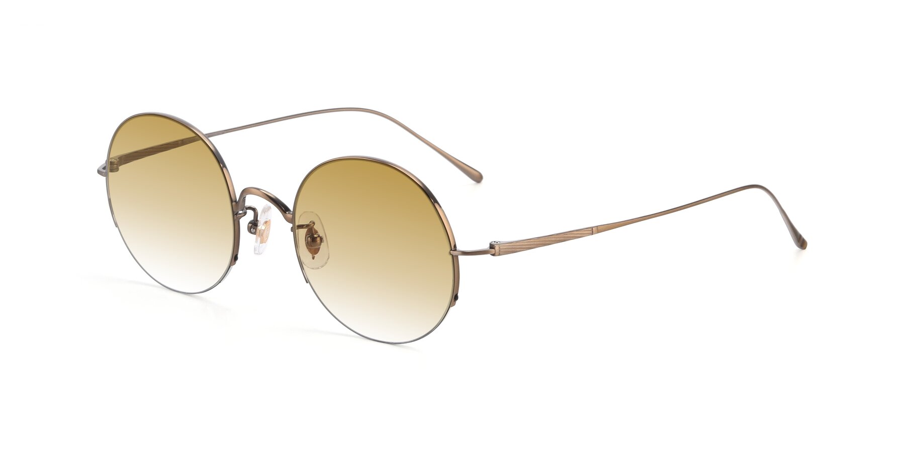 Angle of Harry in Bronze with Champagne Gradient Lenses