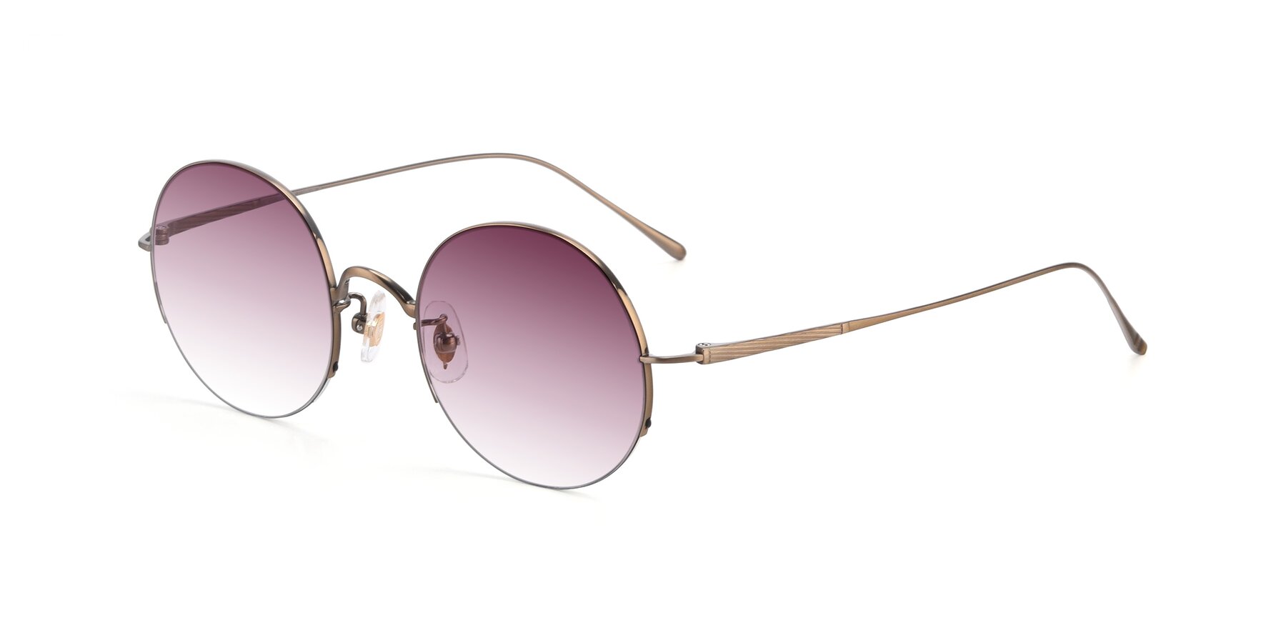 Angle of Harry in Bronze with Wine Gradient Lenses