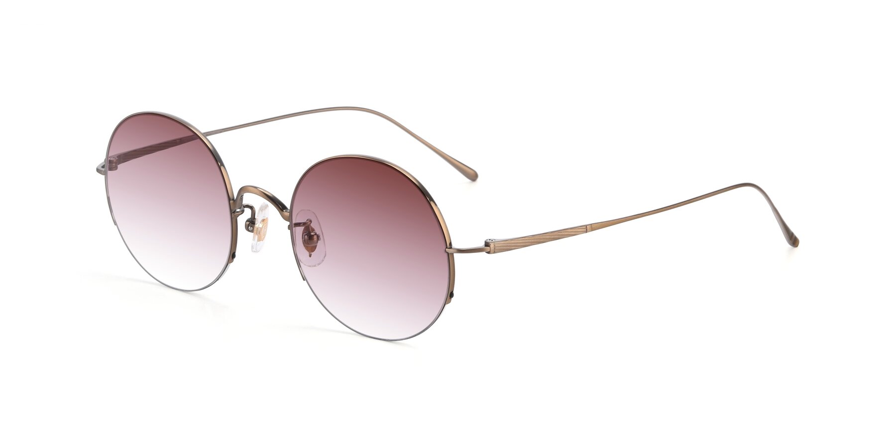 Angle of Harry in Bronze with Garnet Gradient Lenses