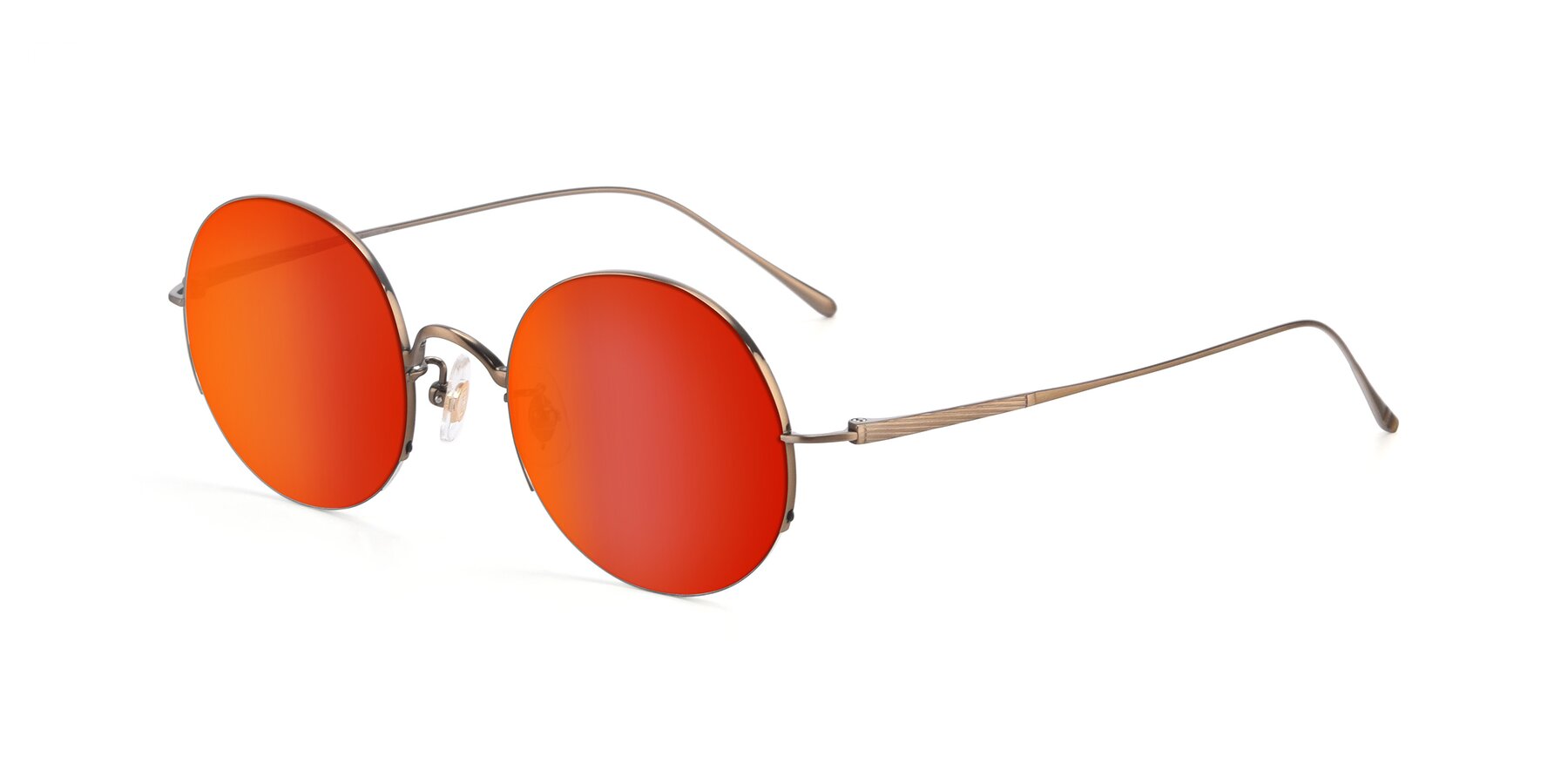 Angle of Harry in Bronze with Red Gold Mirrored Lenses