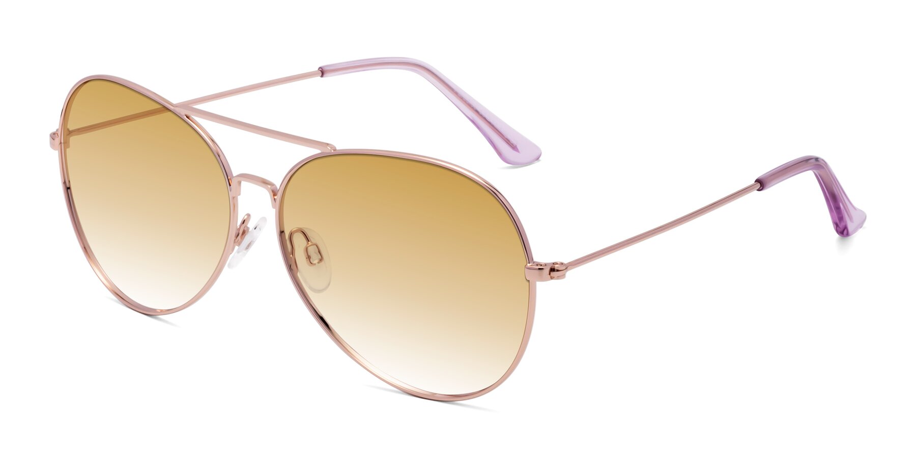 Angle of Paradise in Rose Gold with Champagne Gradient Lenses