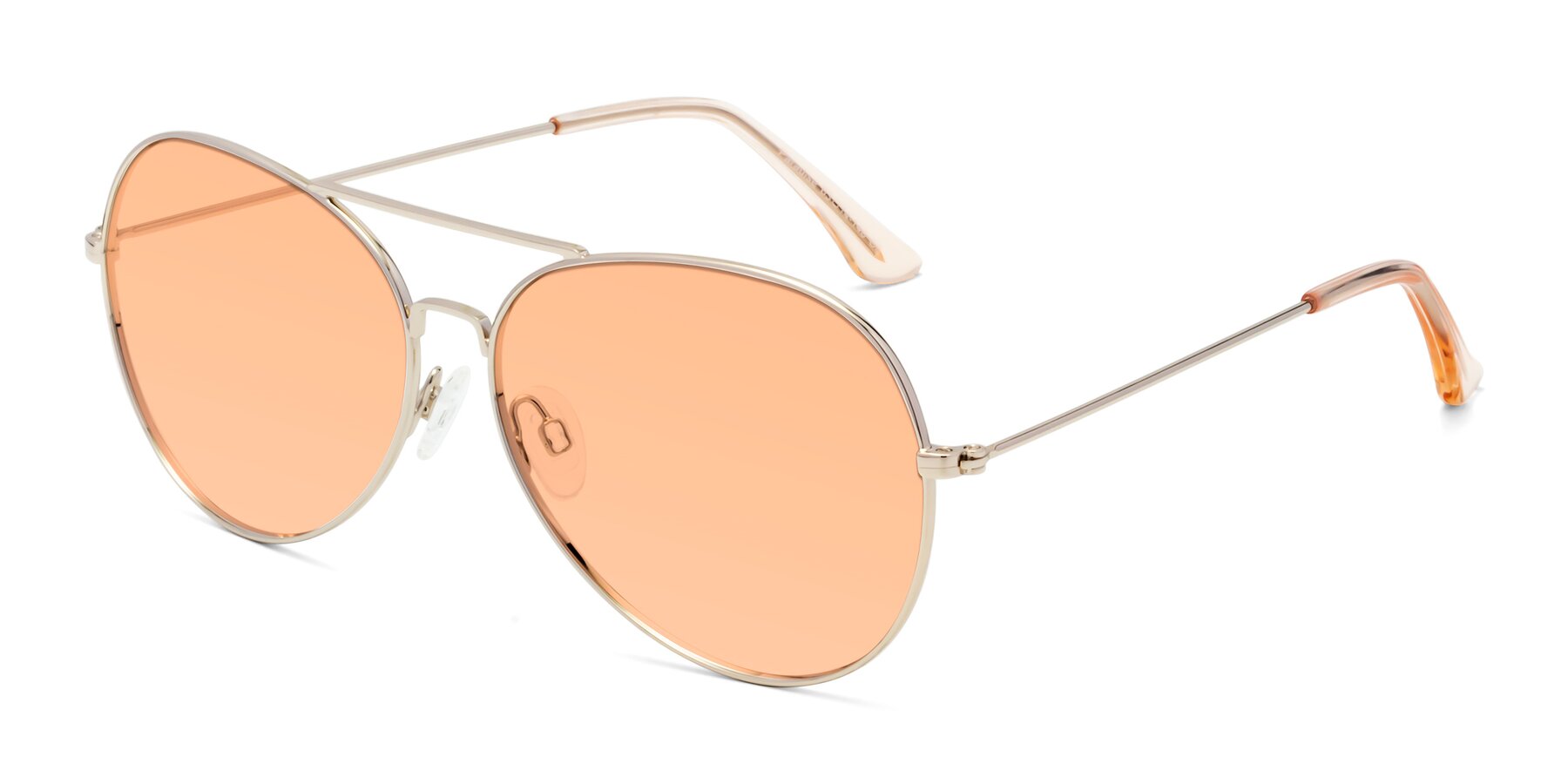 Angle of Paradise in Gold with Light Orange Tinted Lenses