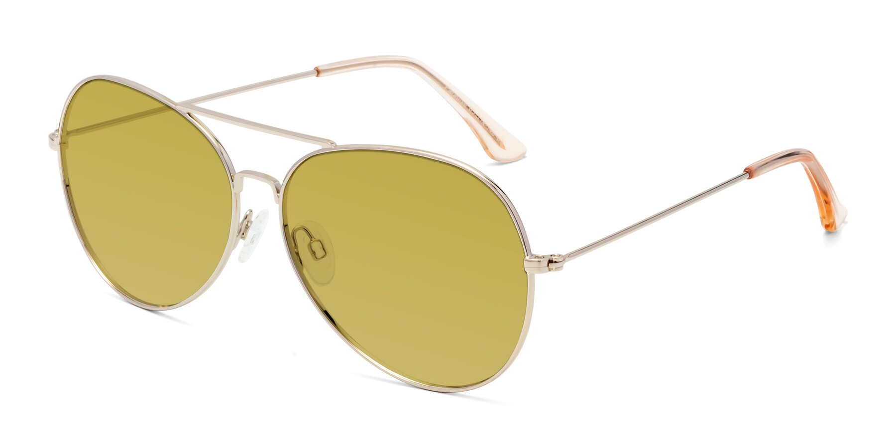 Angle of Paradise in Gold with Champagne Tinted Lenses
