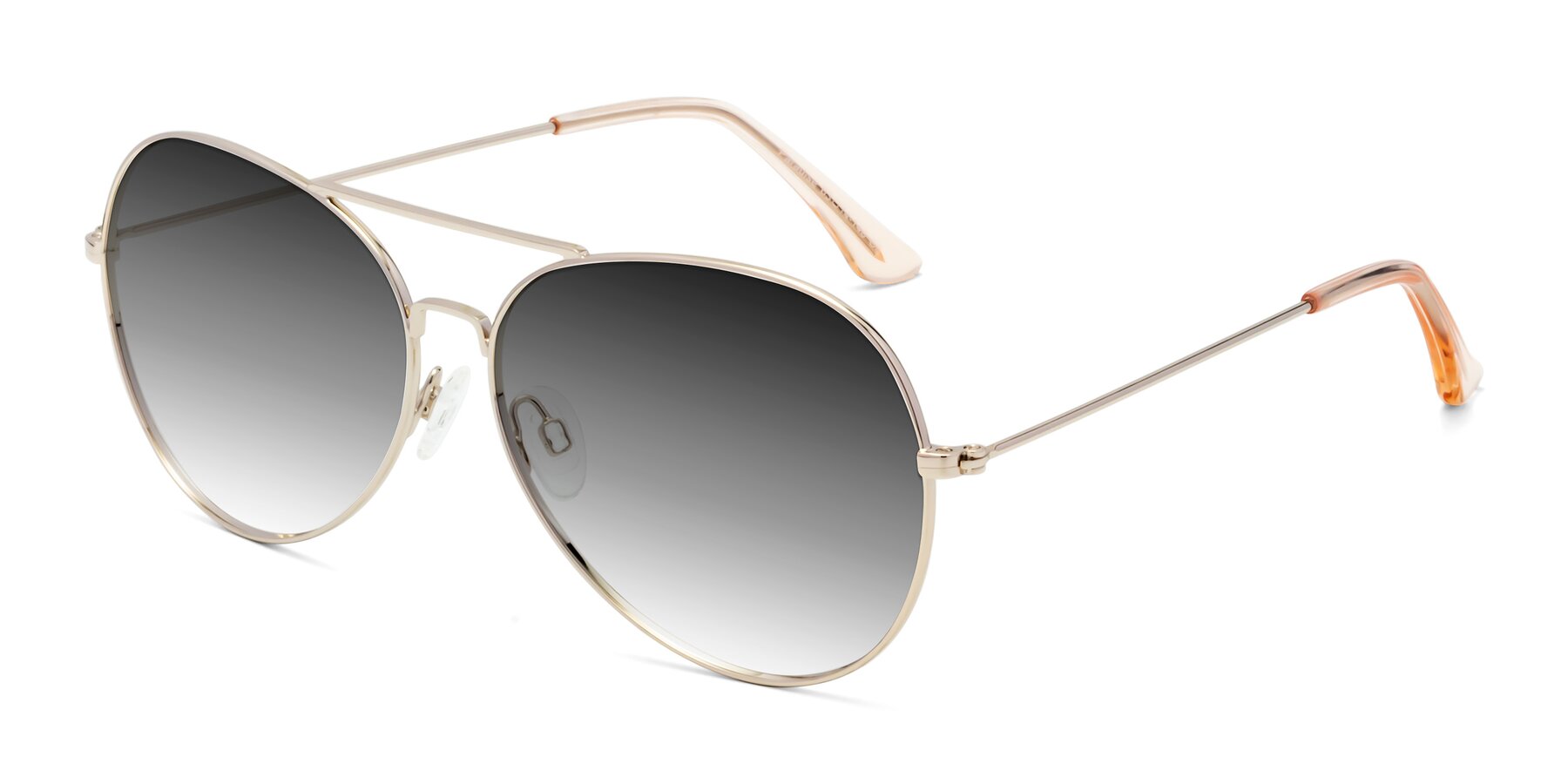 Angle of Paradise in Gold with Gray Gradient Lenses