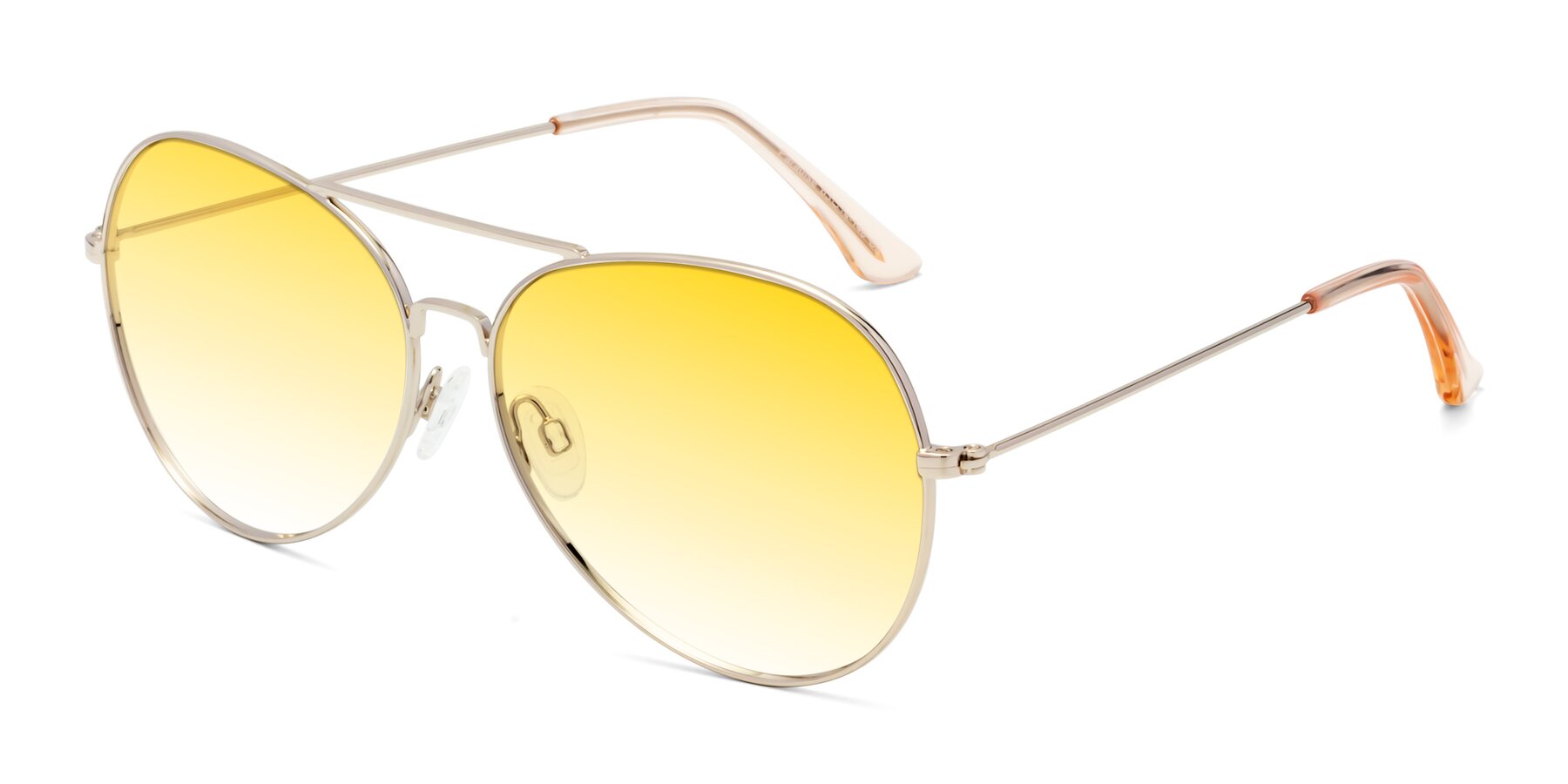 Angle of Paradise in Gold with Yellow Gradient Lenses