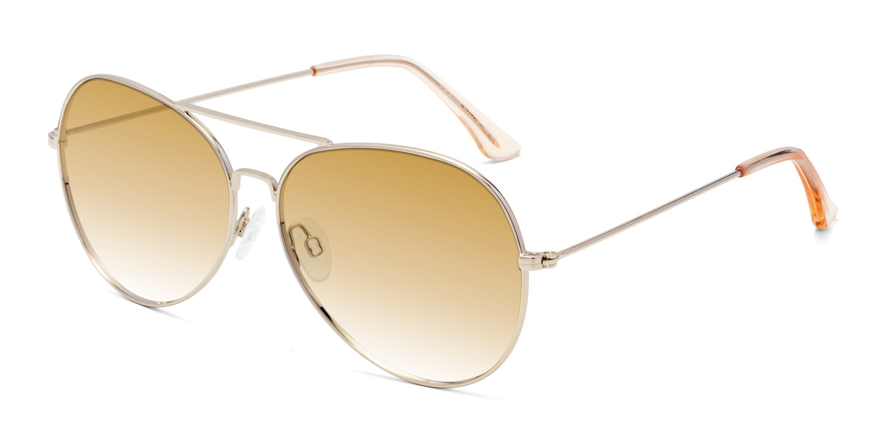 Angle of Paradise in Gold with Champagne Gradient Lenses