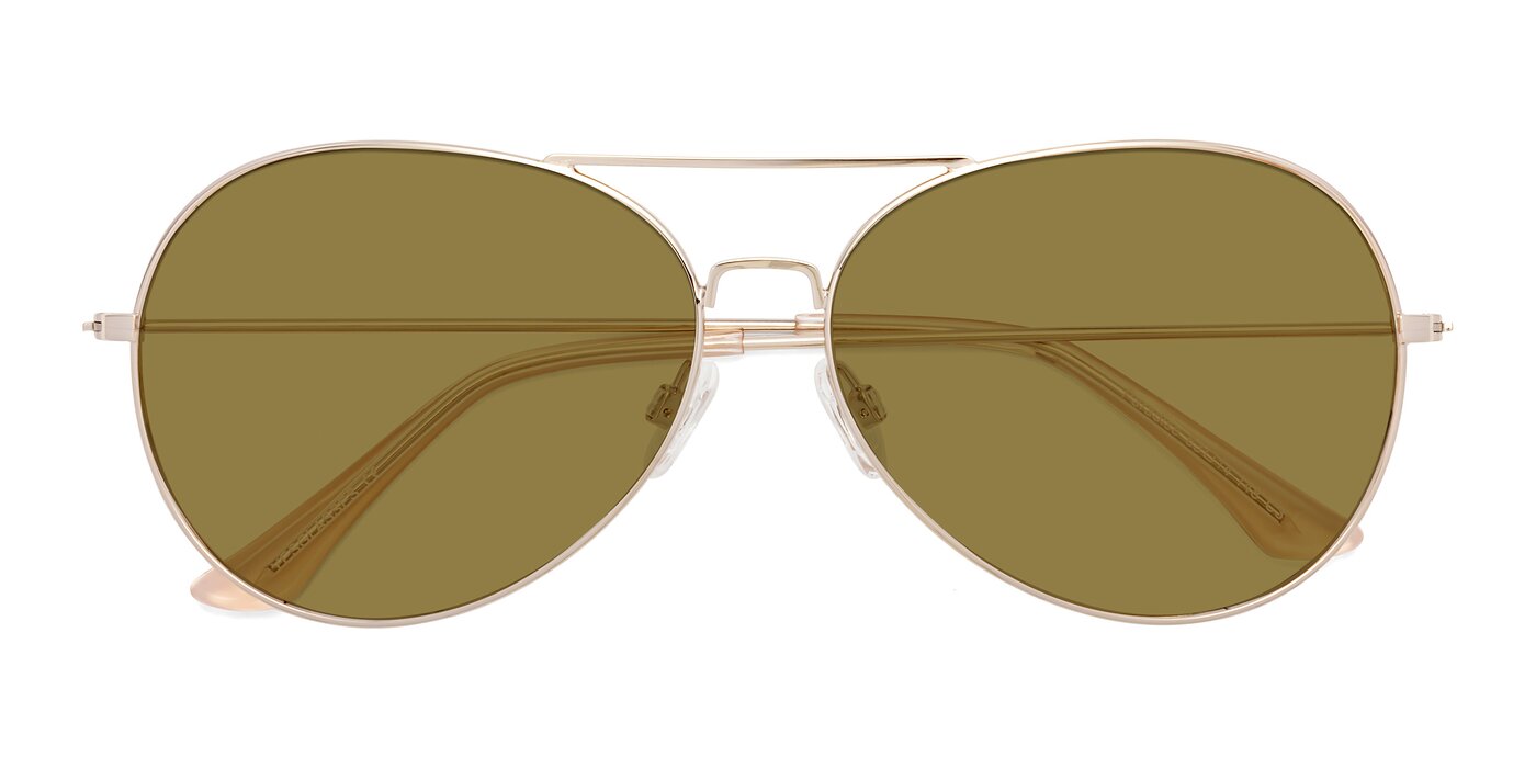 Paradise - Gold Polarized Sunglasses