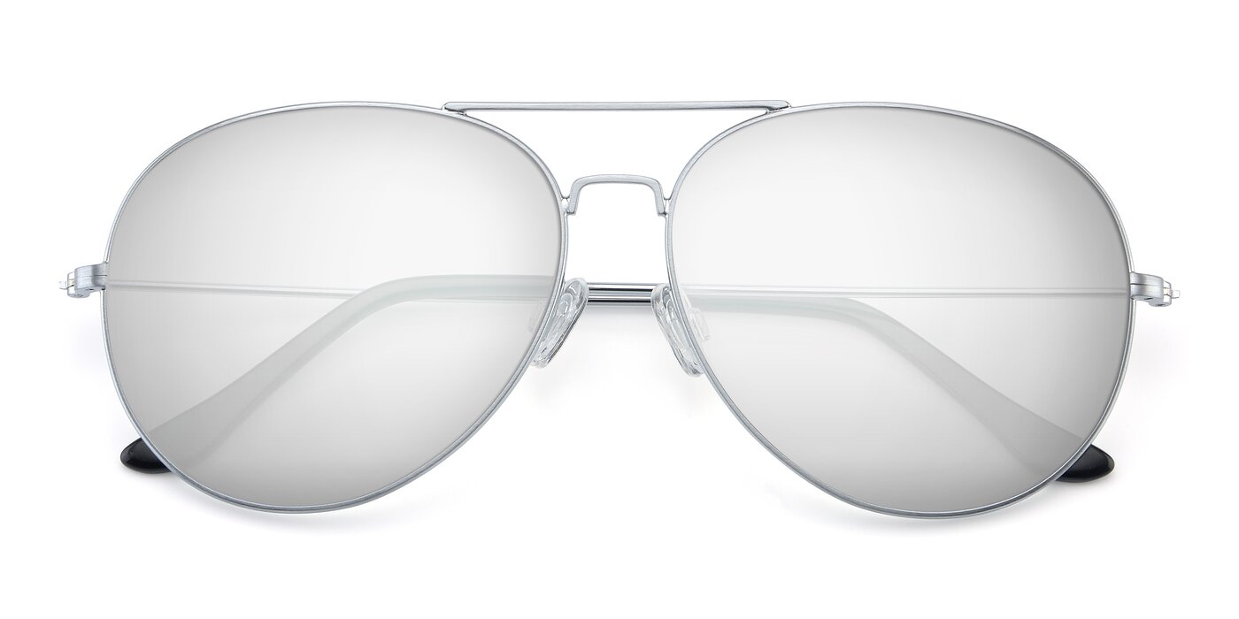Paradise - Silver Flash Mirrored Sunglasses