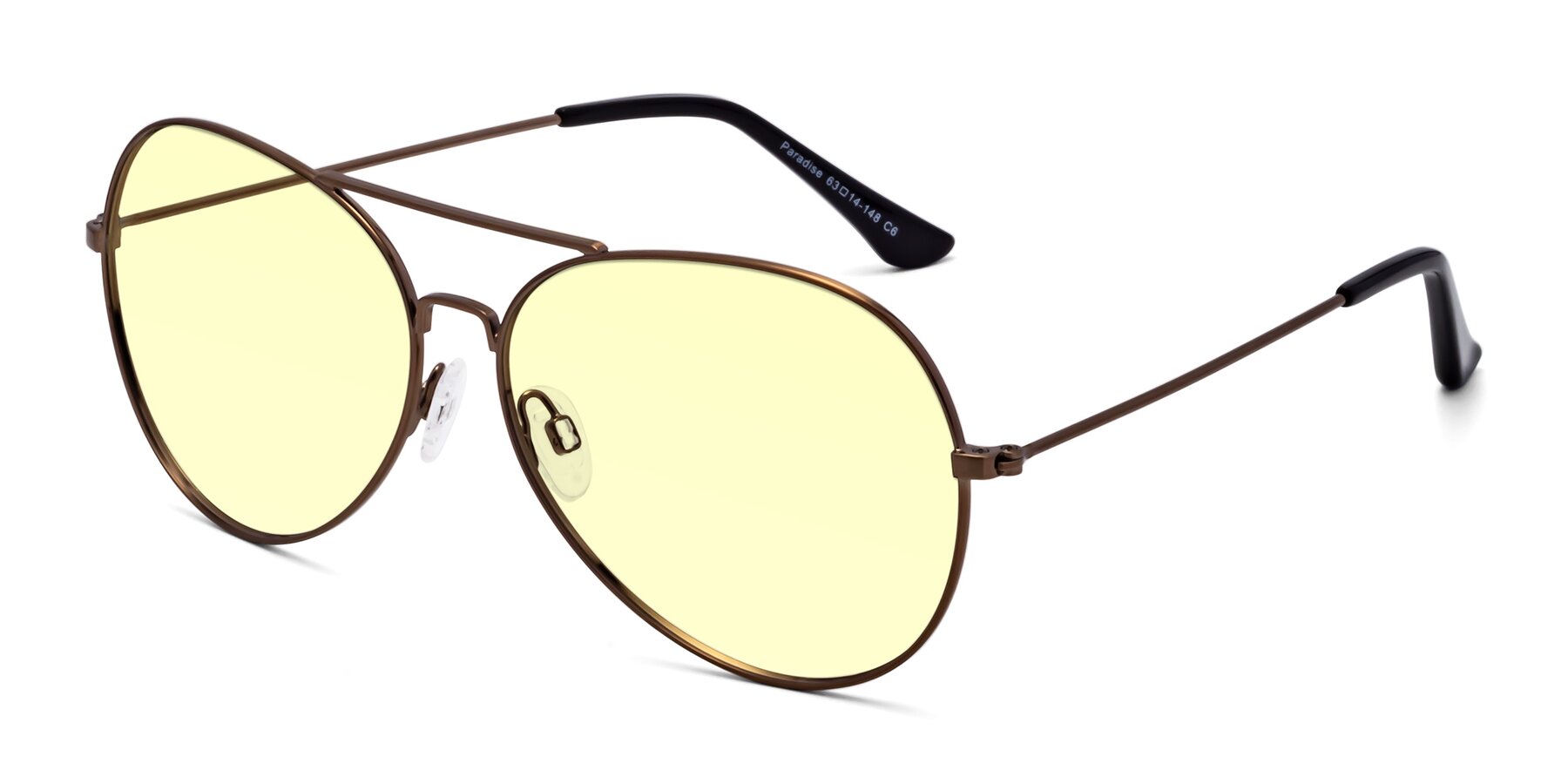 Angle of Paradise in Copper with Light Yellow Tinted Lenses