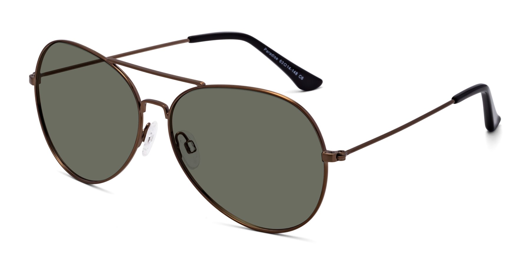 Angle of Paradise in Copper with Gray Polarized Lenses