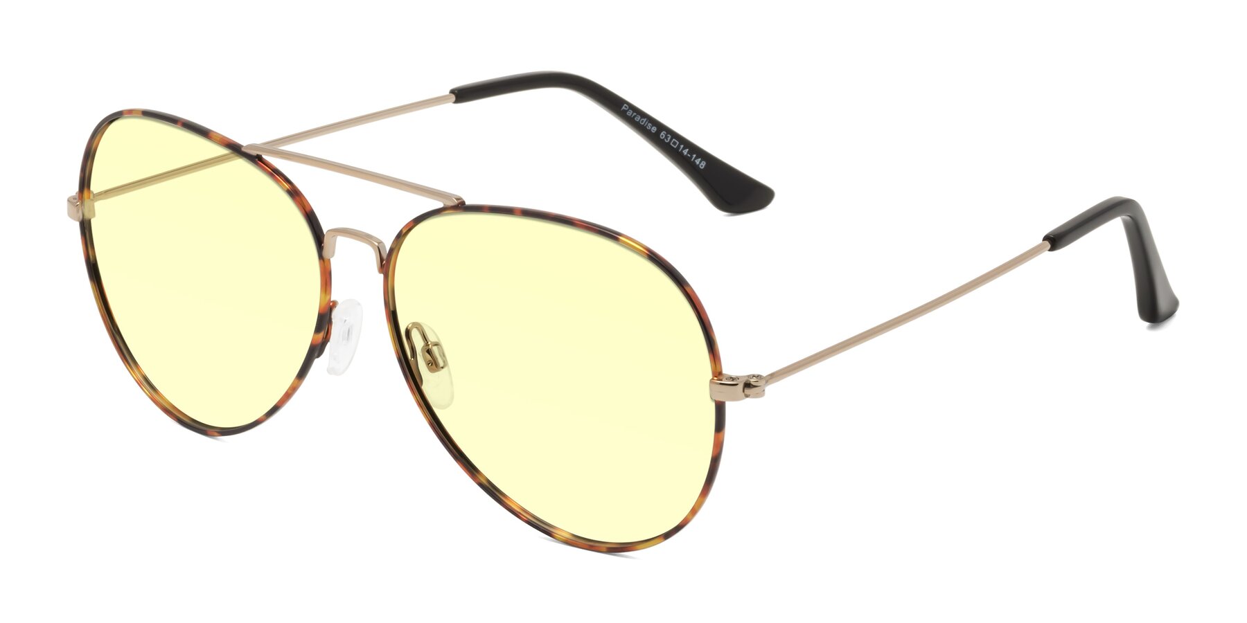 Angle of Paradise in Tortoise with Light Yellow Tinted Lenses