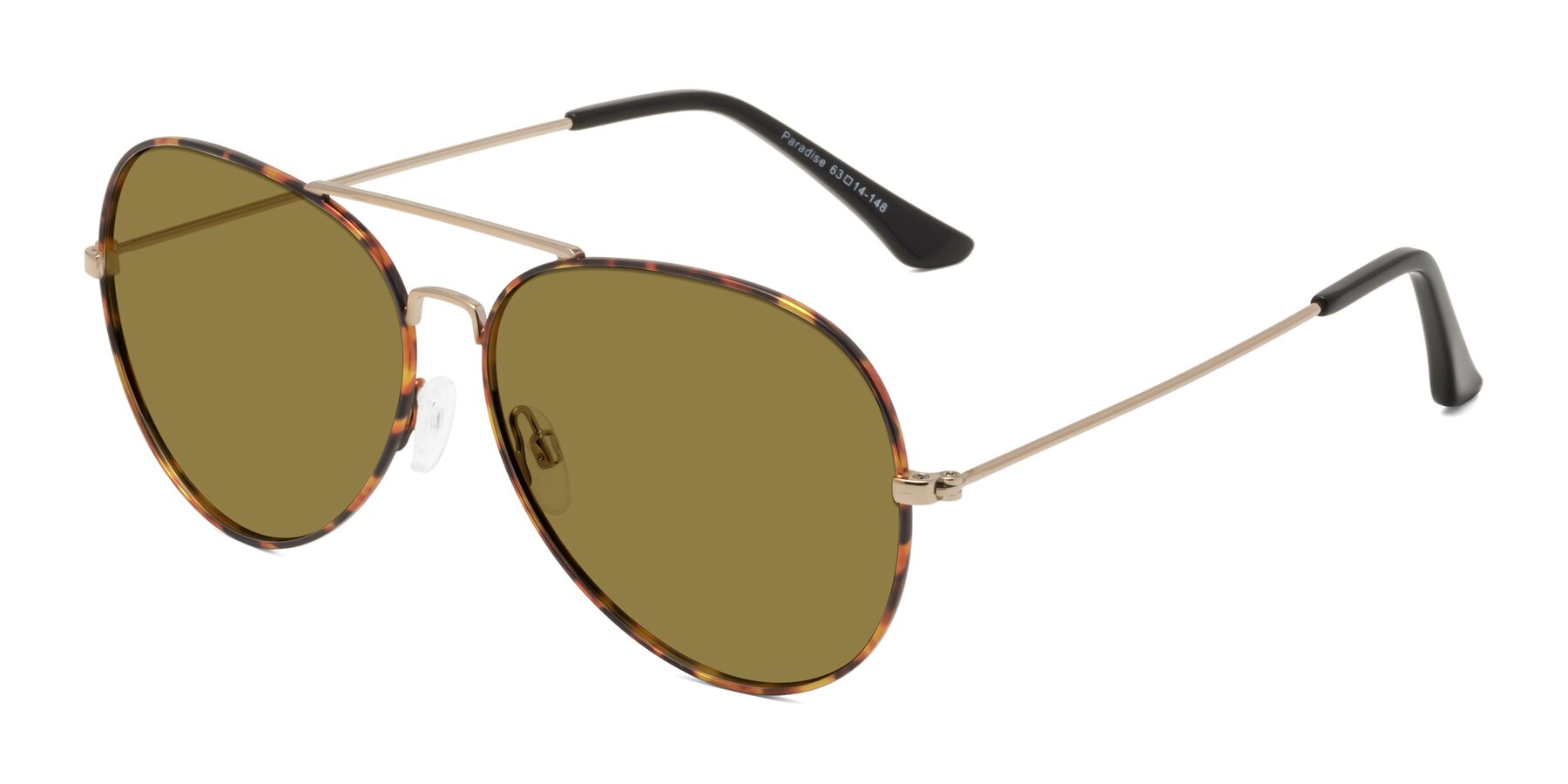 Angle of Paradise in Tortoise with Brown Polarized Lenses
