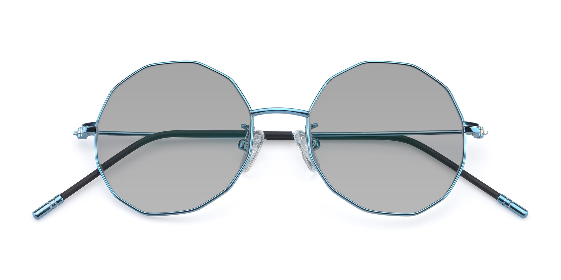 Folded Front of Dreamer in Blue with Light Gray Tinted Lenses
