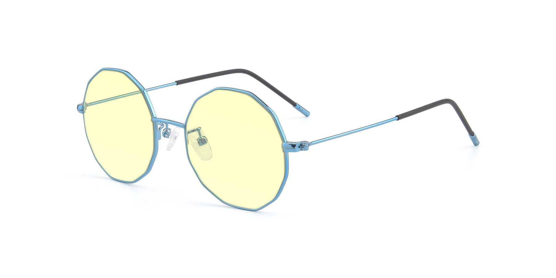 Angle of Dreamer in Blue with Light Yellow Tinted Lenses
