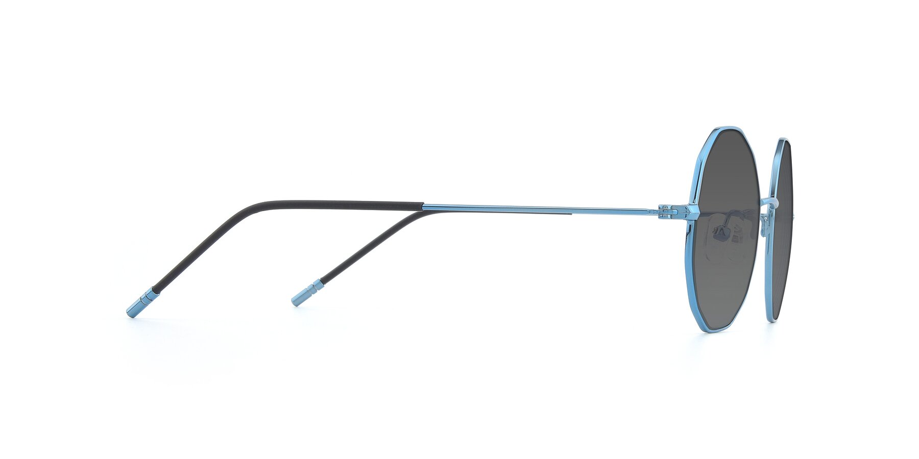 Side of Dreamer in Blue with Medium Gray Tinted Lenses