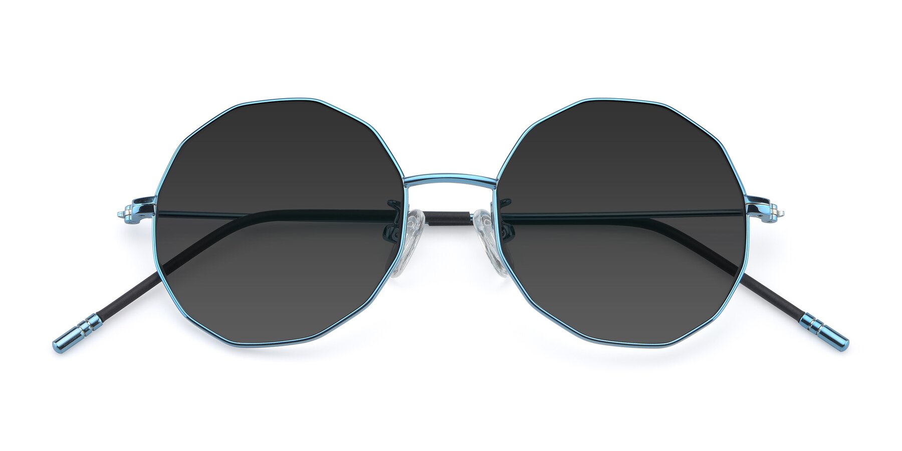Folded Front of Dreamer in Blue with Gray Tinted Lenses