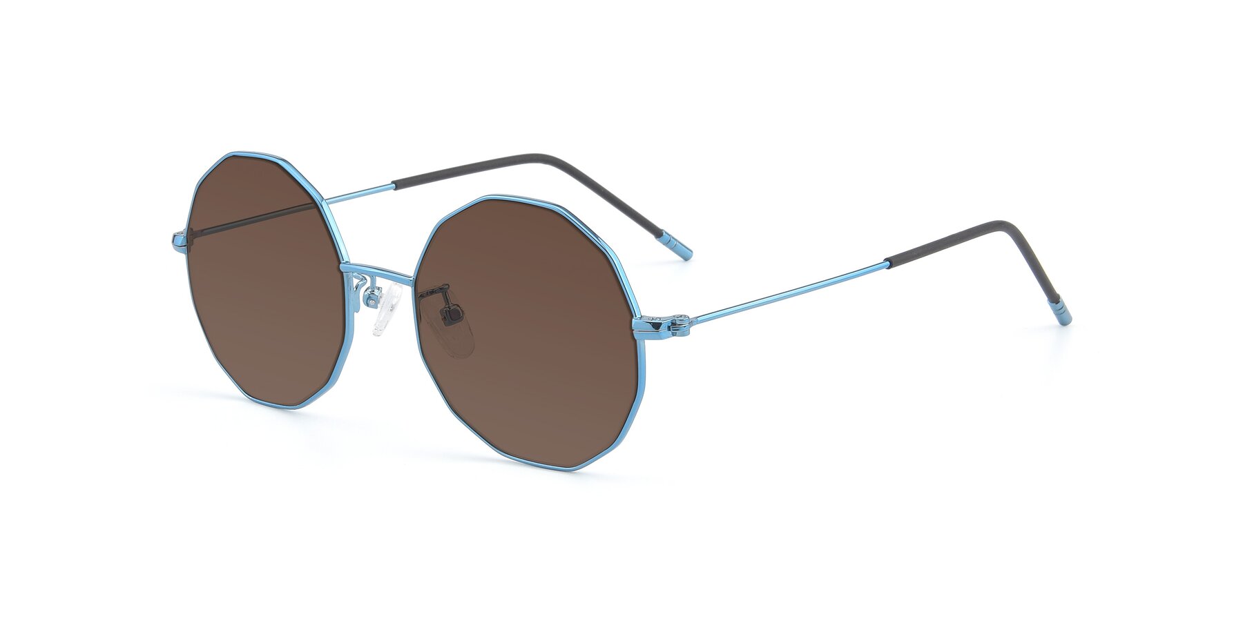 Angle of Dreamer in Blue with Brown Tinted Lenses