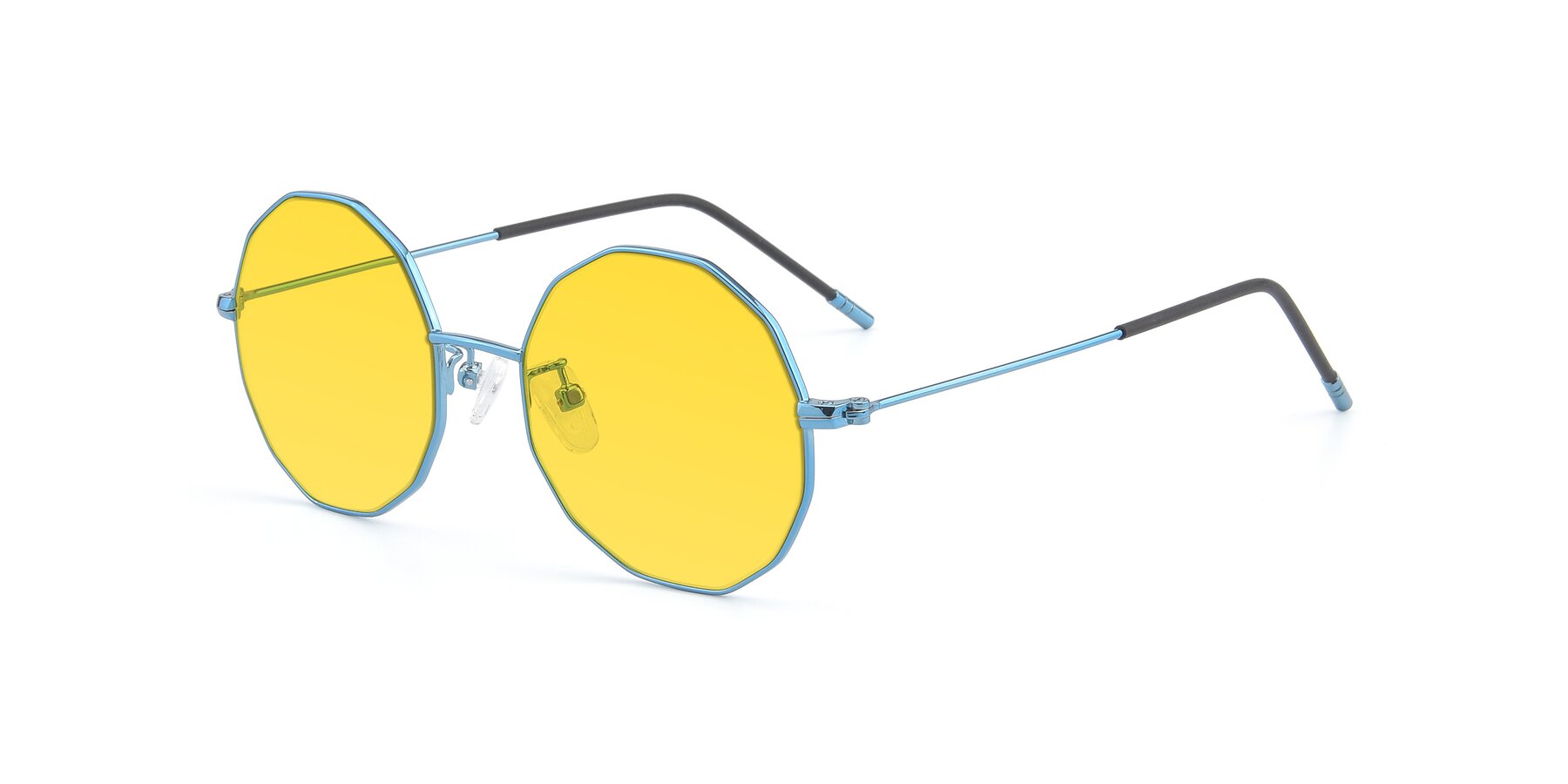 Angle of Dreamer in Blue with Yellow Tinted Lenses