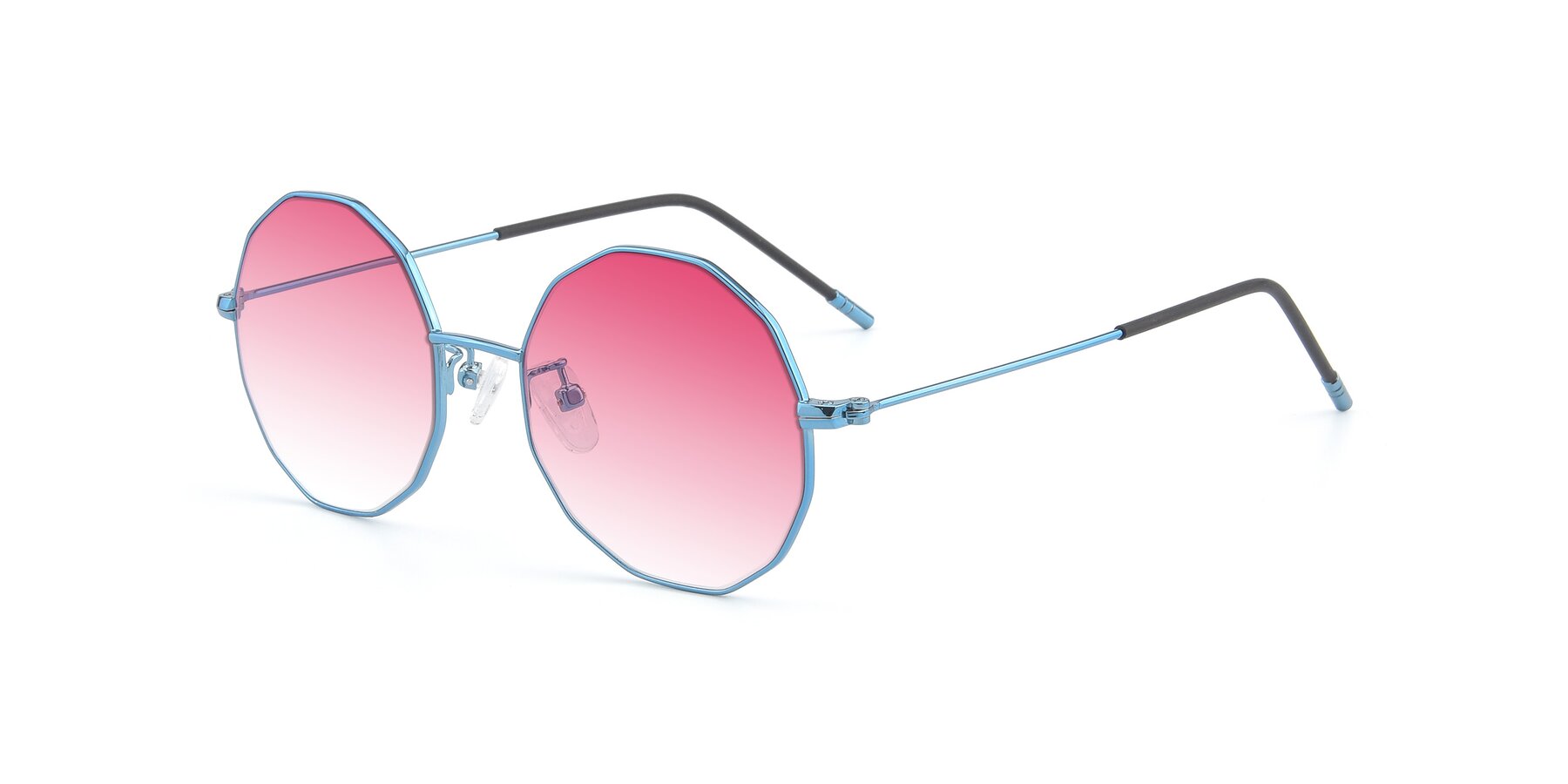 Angle of Dreamer in Blue with Pink Gradient Lenses