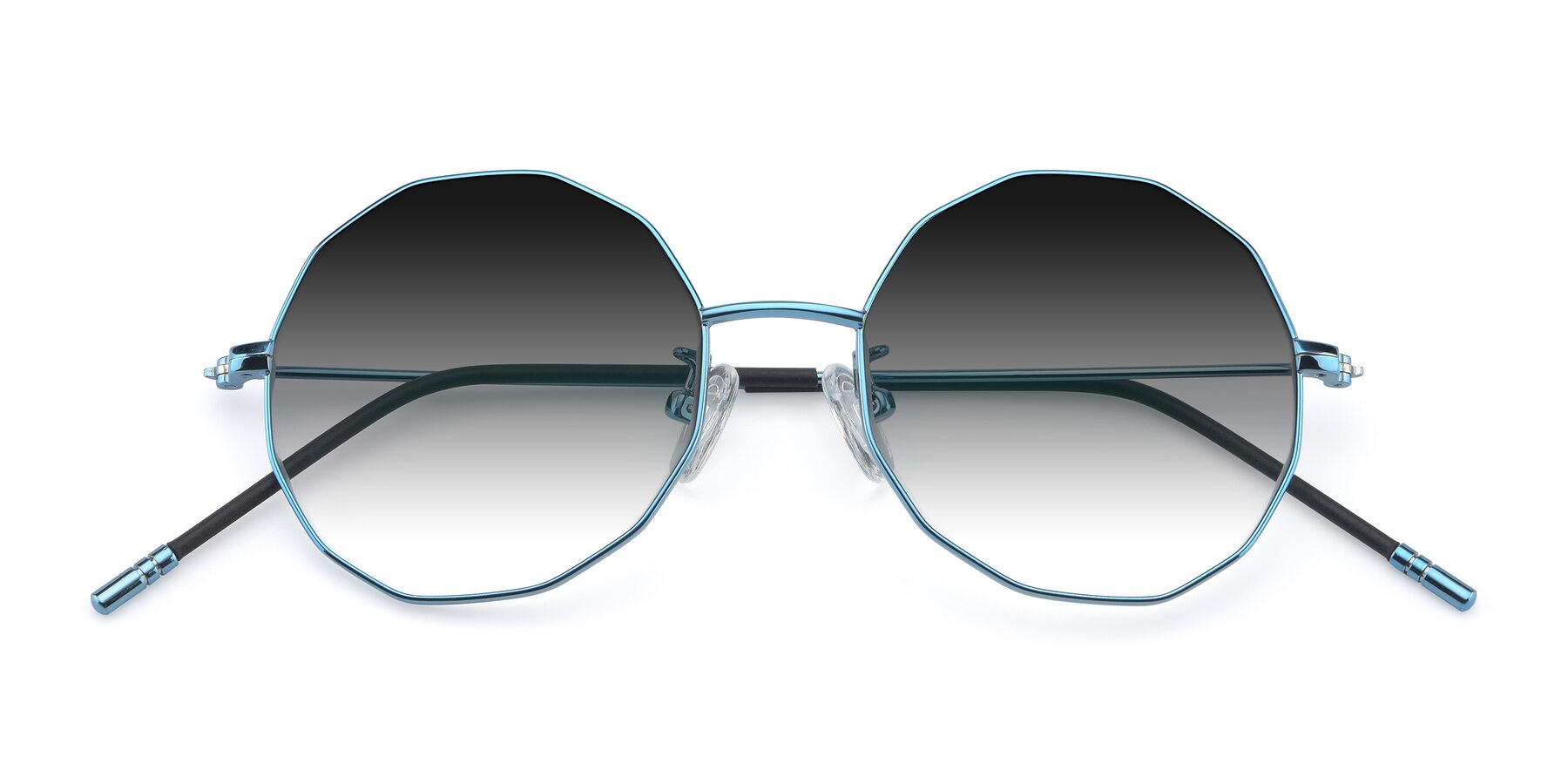 Folded Front of Dreamer in Blue with Gray Gradient Lenses