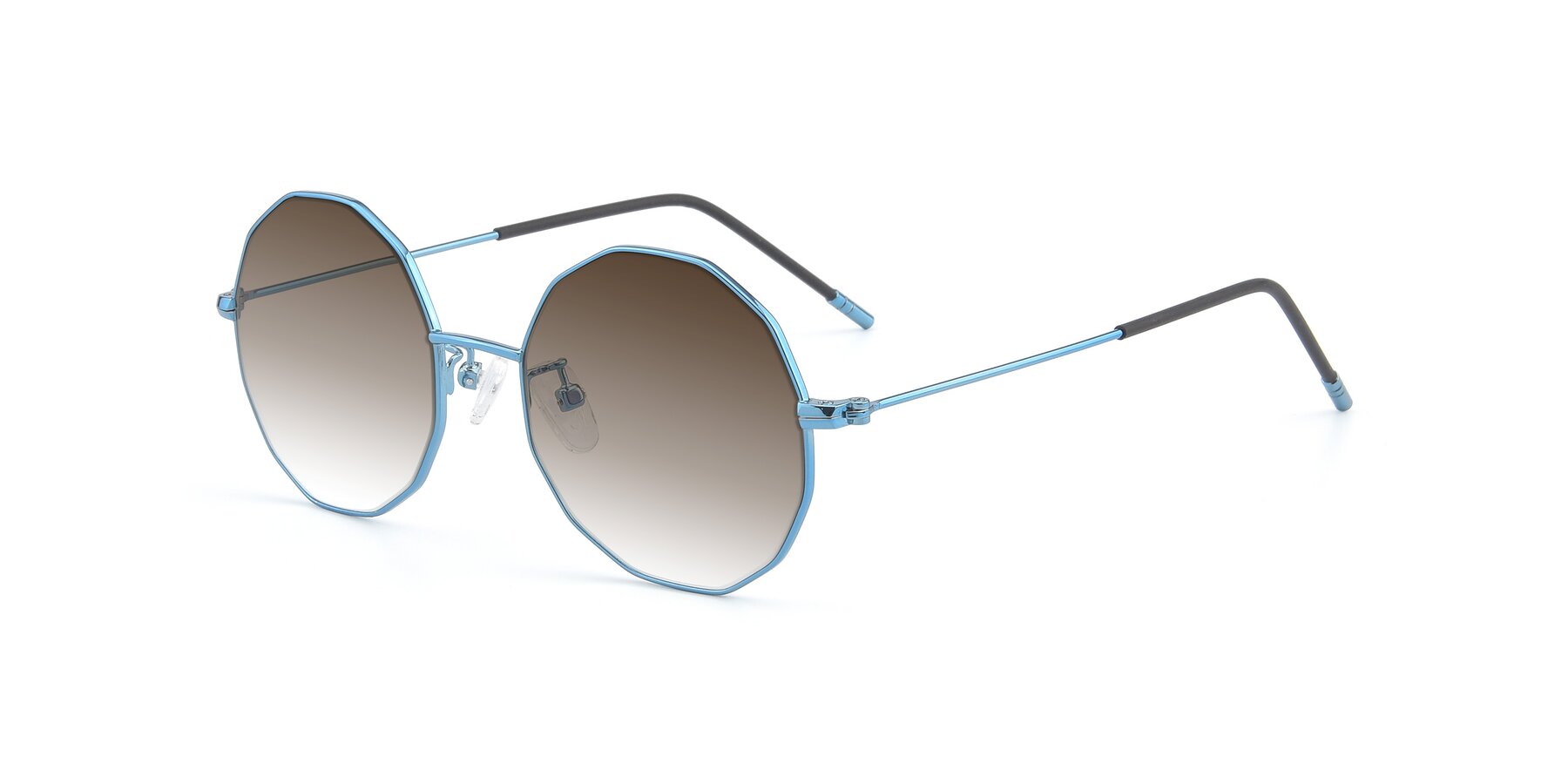 Angle of Dreamer in Blue with Brown Gradient Lenses