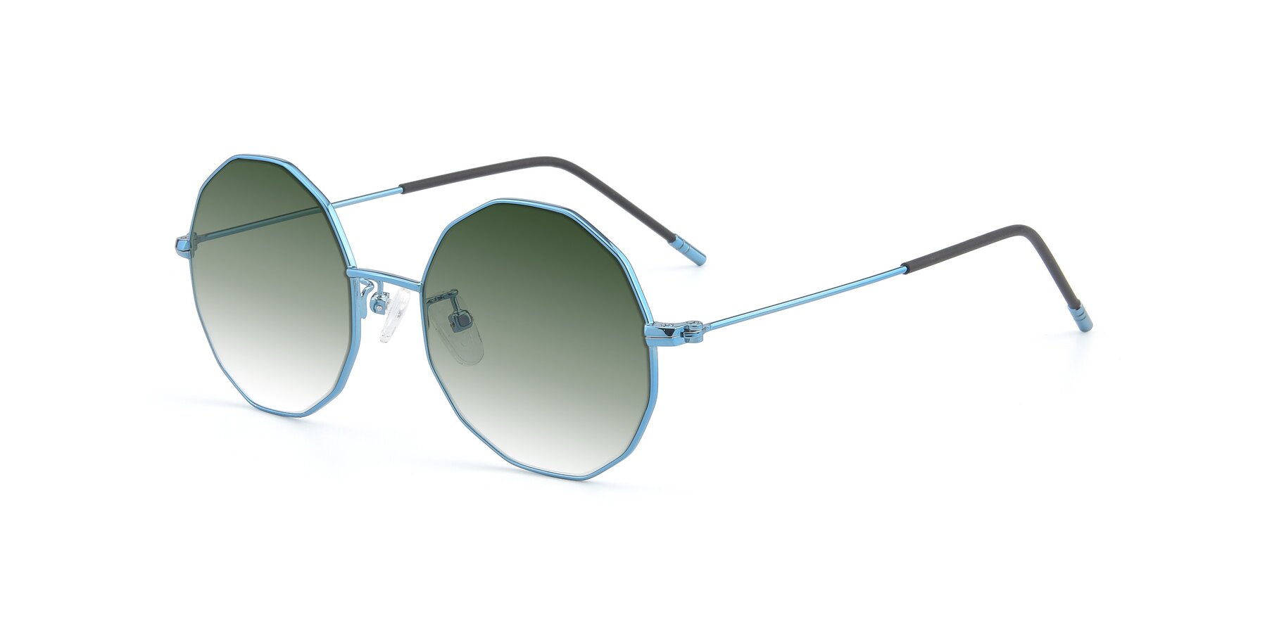 Angle of Dreamer in Blue with Green Gradient Lenses