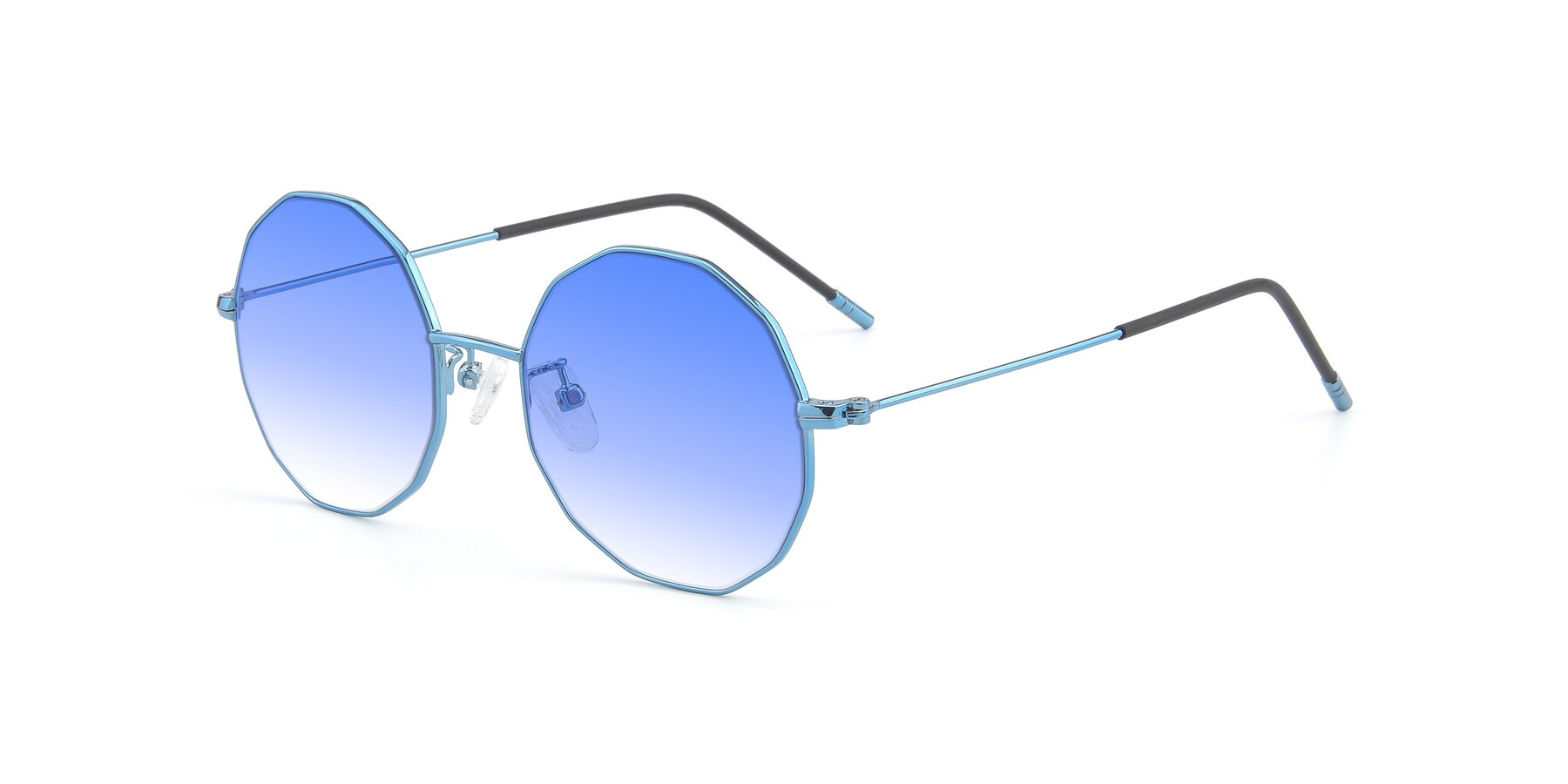 Angle of Dreamer in Blue with Blue Gradient Lenses