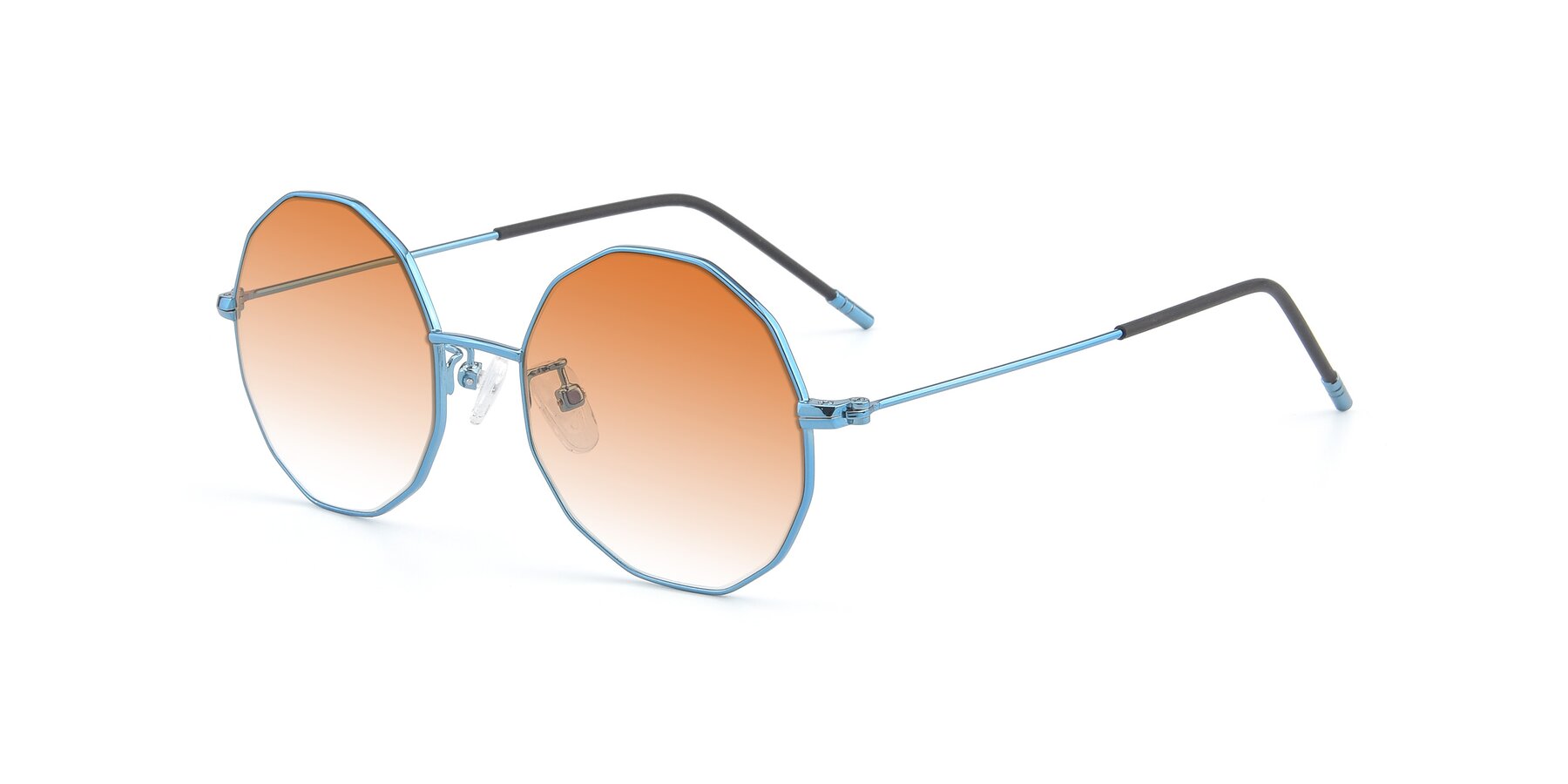 Angle of Dreamer in Blue with Orange Gradient Lenses