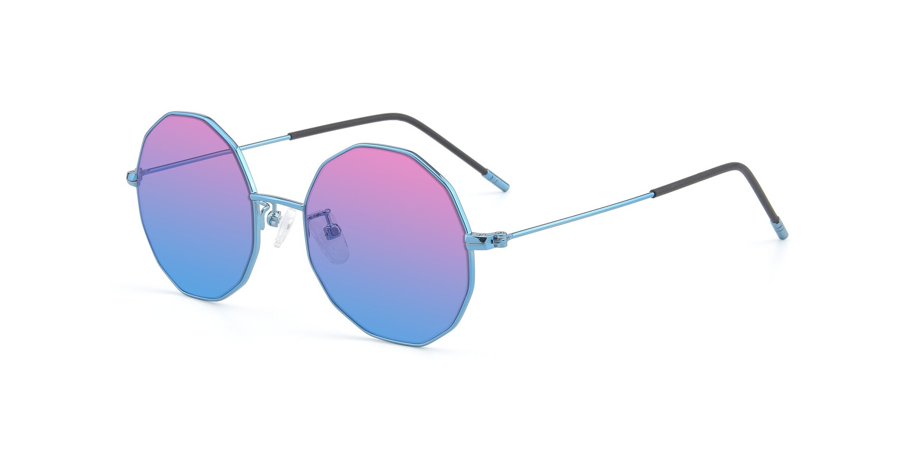 Angle of Dreamer in Blue with Pink / Blue Gradient Lenses