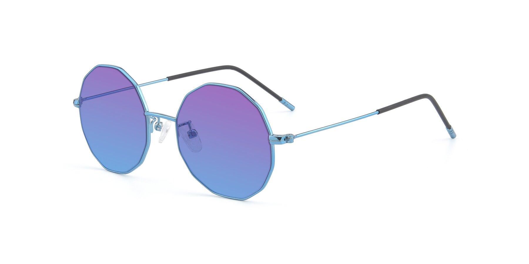 Angle of Dreamer in Blue with Purple / Blue Gradient Lenses