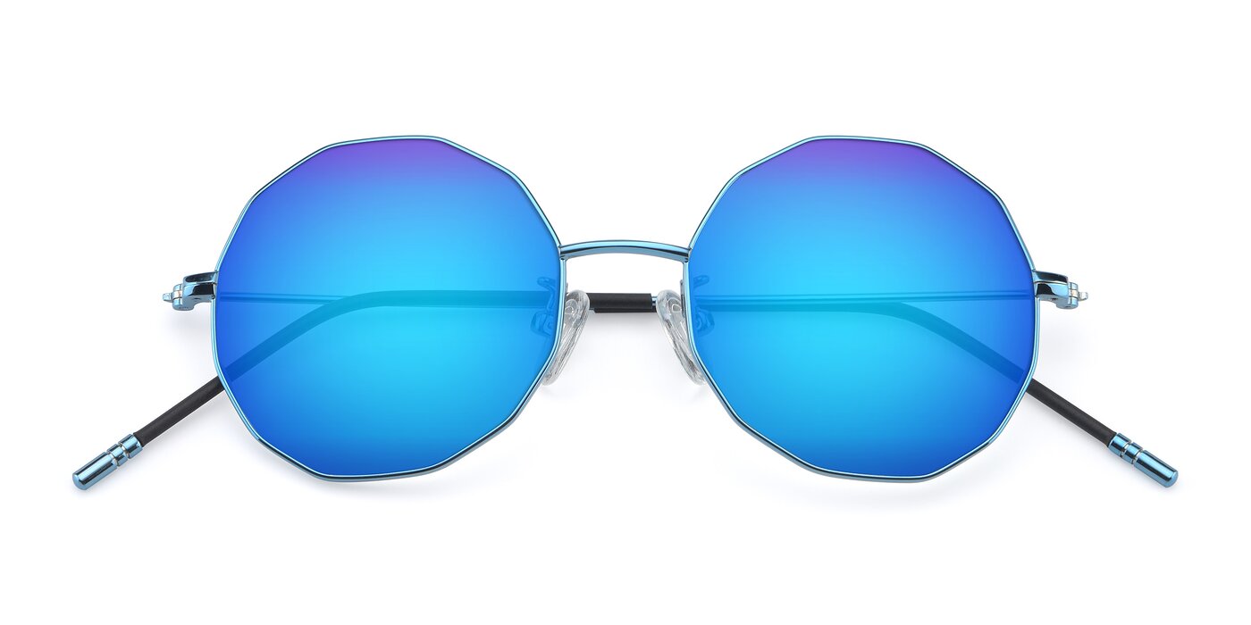 Dreamer - Blue Flash Mirrored Sunglasses