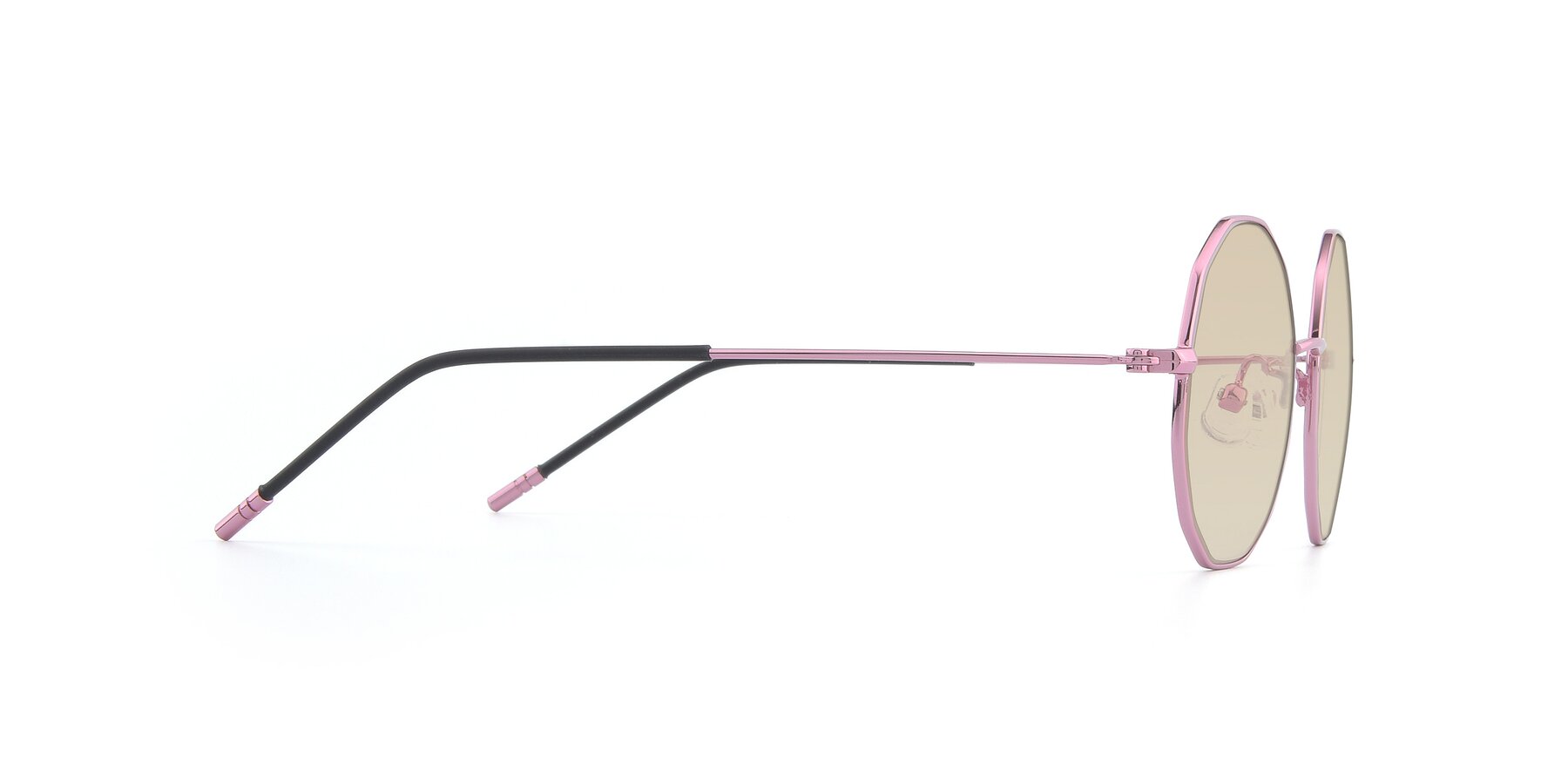 Side of Dreamer in Pink with Light Brown Tinted Lenses