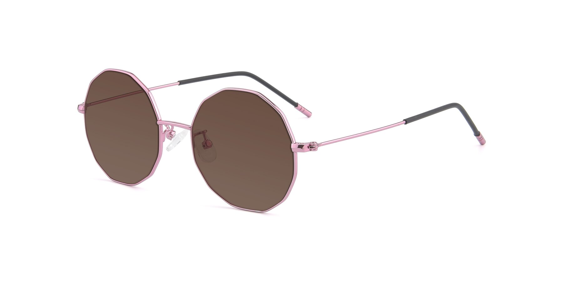 Angle of Dreamer in Pink with Brown Tinted Lenses