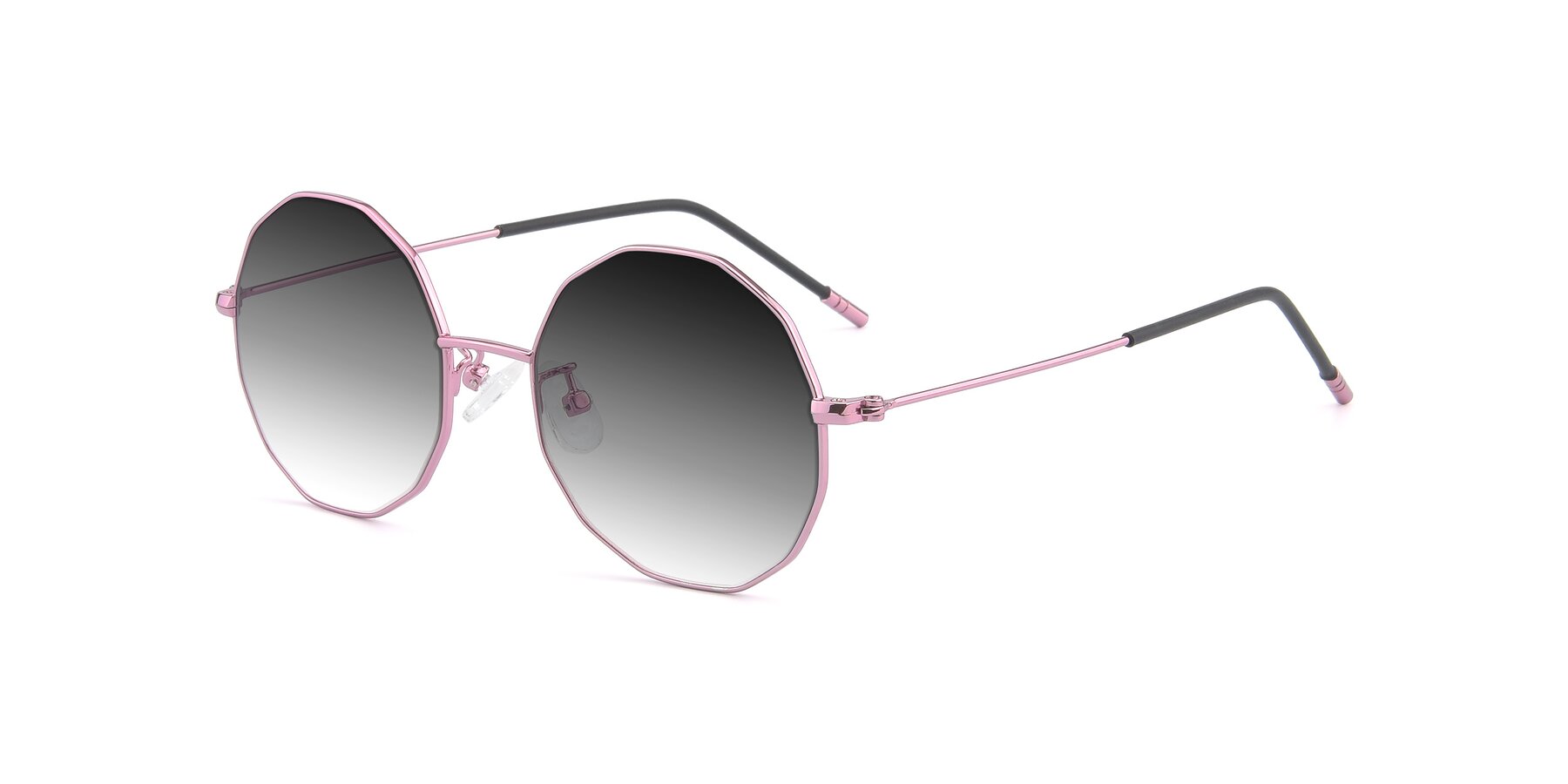 Angle of Dreamer in Pink with Gray Gradient Lenses