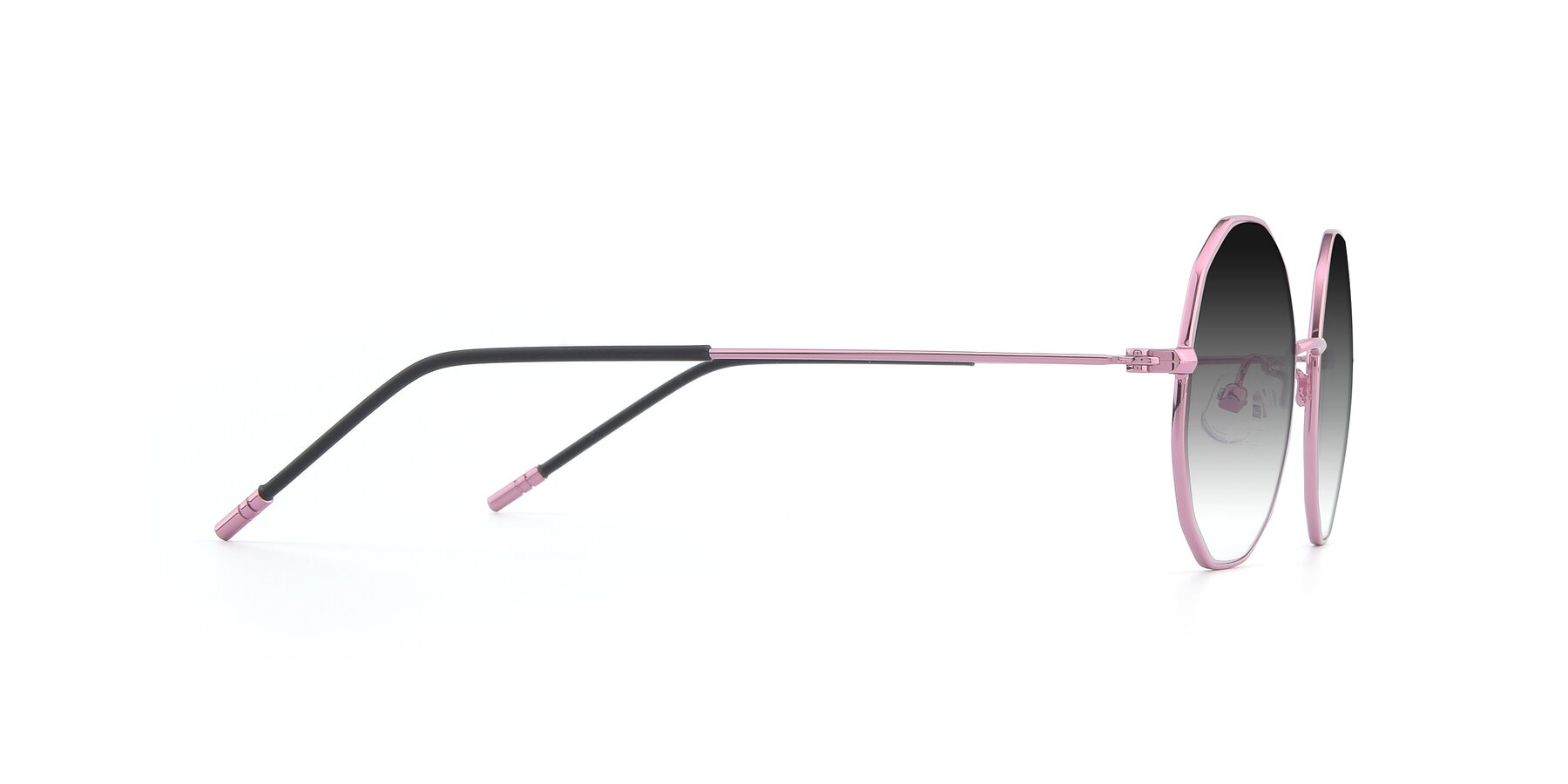 Side of Dreamer in Pink with Gray Gradient Lenses