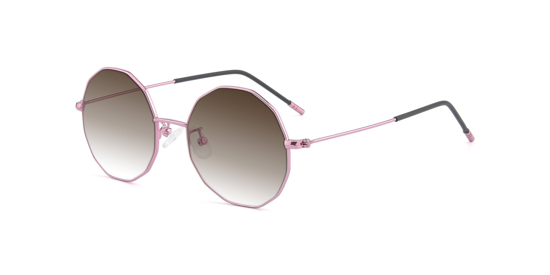 Angle of Dreamer in Pink with Brown Gradient Lenses