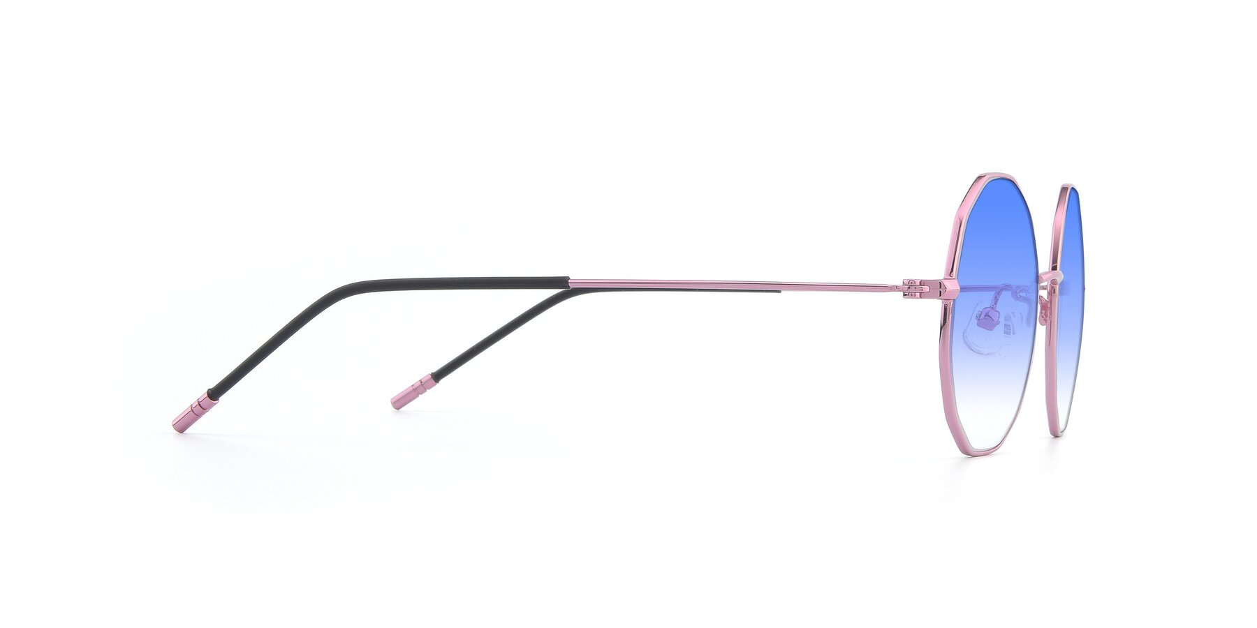 Side of Dreamer in Pink with Blue Gradient Lenses