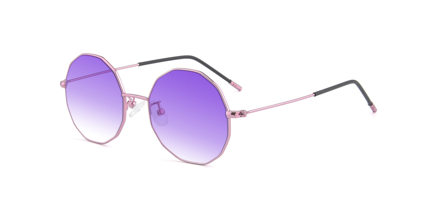Angle of Dreamer in Pink with Purple Gradient Lenses