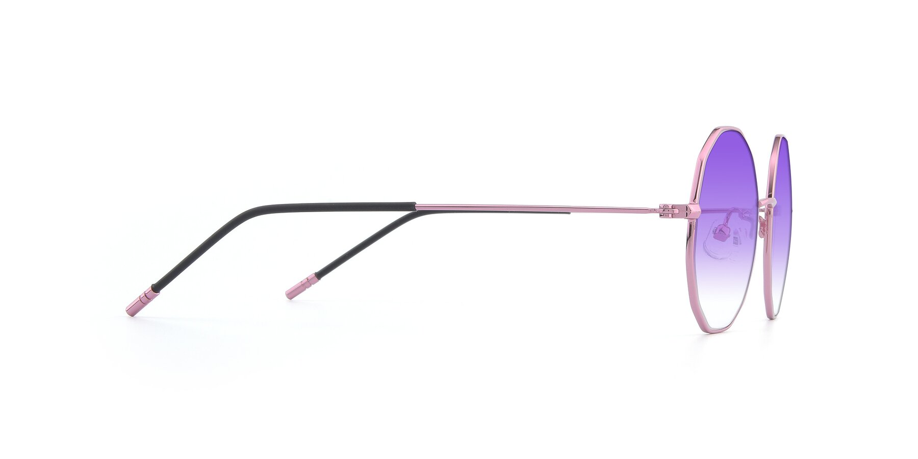 Side of Dreamer in Pink with Purple Gradient Lenses