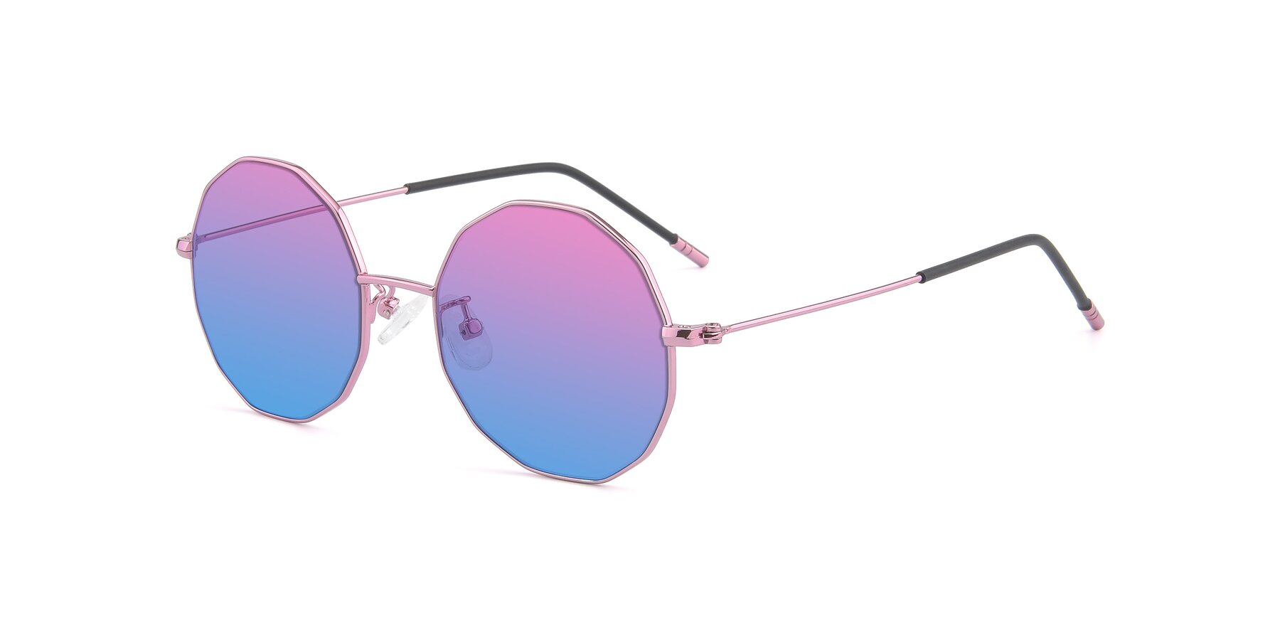Angle of Dreamer in Pink with Pink / Blue Gradient Lenses